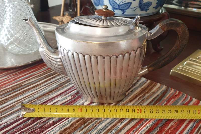 EPNS | TEA POT | PLATED | VINTAGE | DECOR | allan