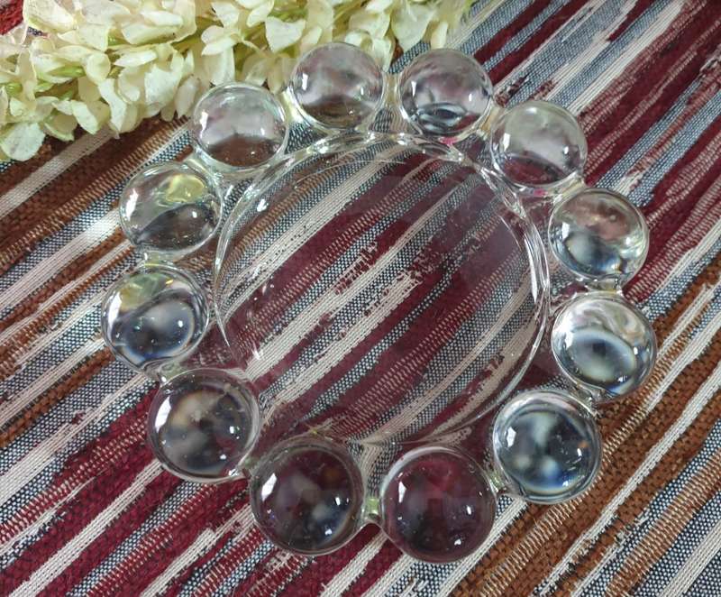 VINTAGE | BUBBLE GLASS | ASHTRAY | RETRO