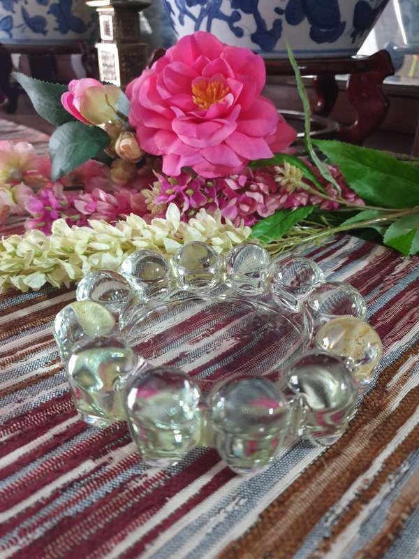 VINTAGE | BUBBLE GLASS | ASHTRAY | RETRO