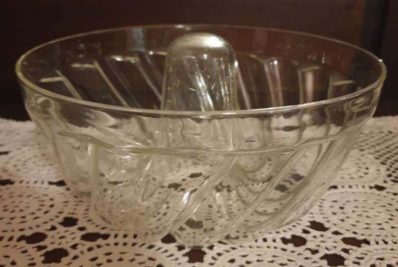 Vintage  Glass Jelly Bowl