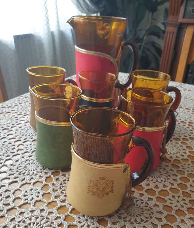 Drinks Set | Made in Spain | Amber Glass