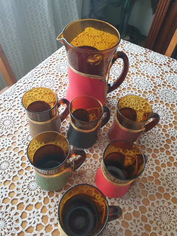Drinks Set | Made in Spain | Amber Glass