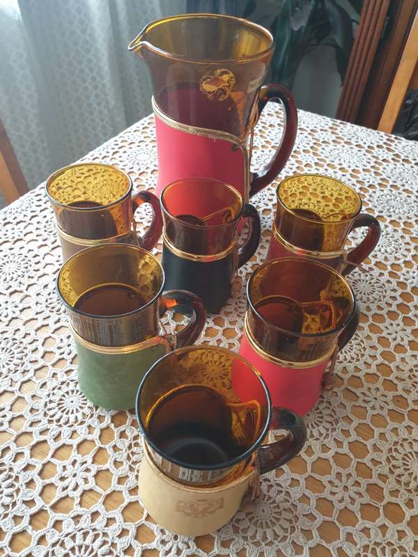 Drinks Set | Made in Spain | Amber Glass