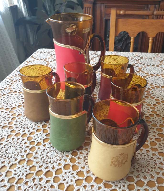 Drinks Set | Made in Spain | Amber Glass