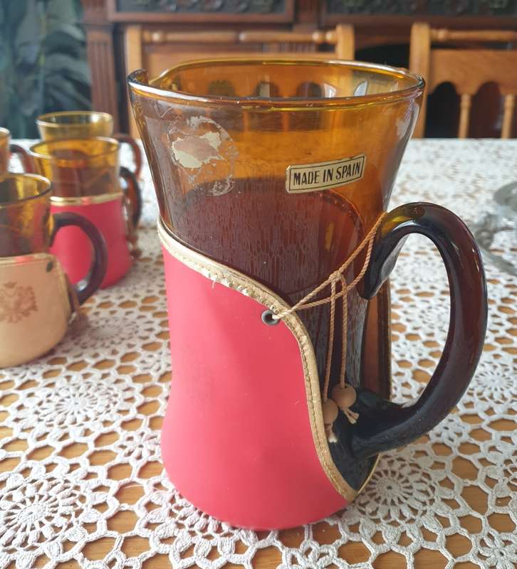 Drinks Set | Made in Spain | Amber Glass