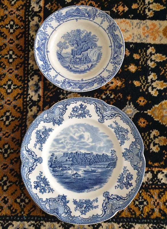 Two Vintage Wall Plates