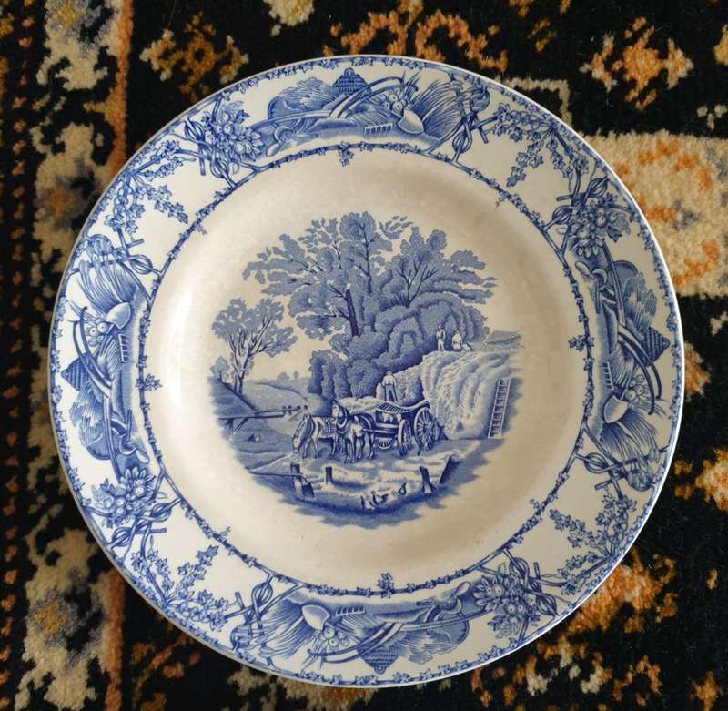 Two Vintage Wall Plates