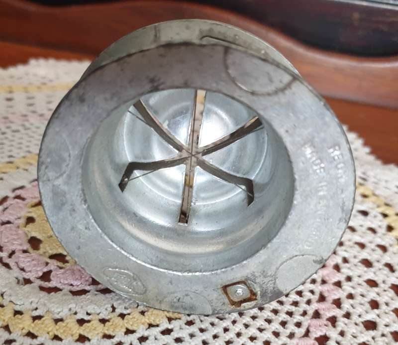 Wedge Wedger Cutter Mid Century Dinner Silver Aluminum Caesar Potato Salad Food Prep