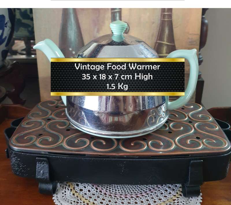 Vintage Heavy Metal Food Warmer