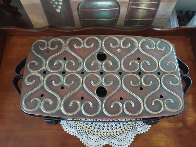 Vintage Heavy Metal Food Warmer