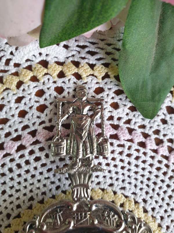Vintage Dutch Plated Tea Strainer