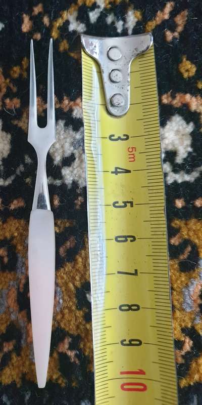Retro Cocktail Forks and Container