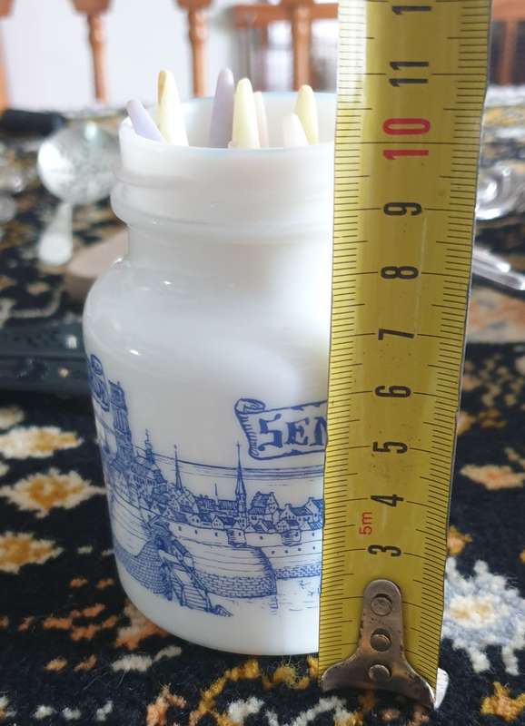 Retro Cocktail Forks and Container