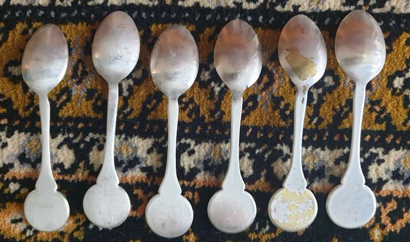 EPNS TEA SPOONS | PLATED |  FISH | DECOR | VINTAGE | BARGAIN!!