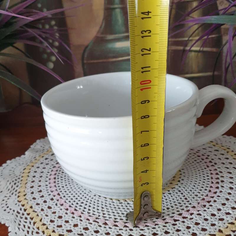 TWO LARGE SNACK PLATES AND CUPS