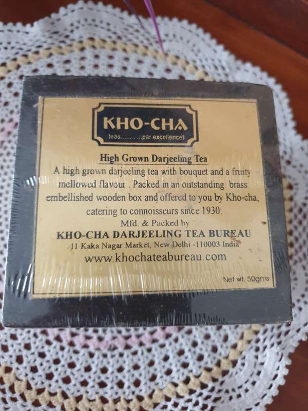 INDIAN TEA IN STUNNING WOODEN BOX | NEW | SEALED |