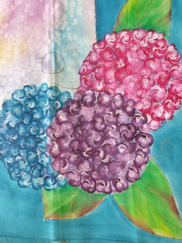 HAND PAINTED TABLE CLOTH