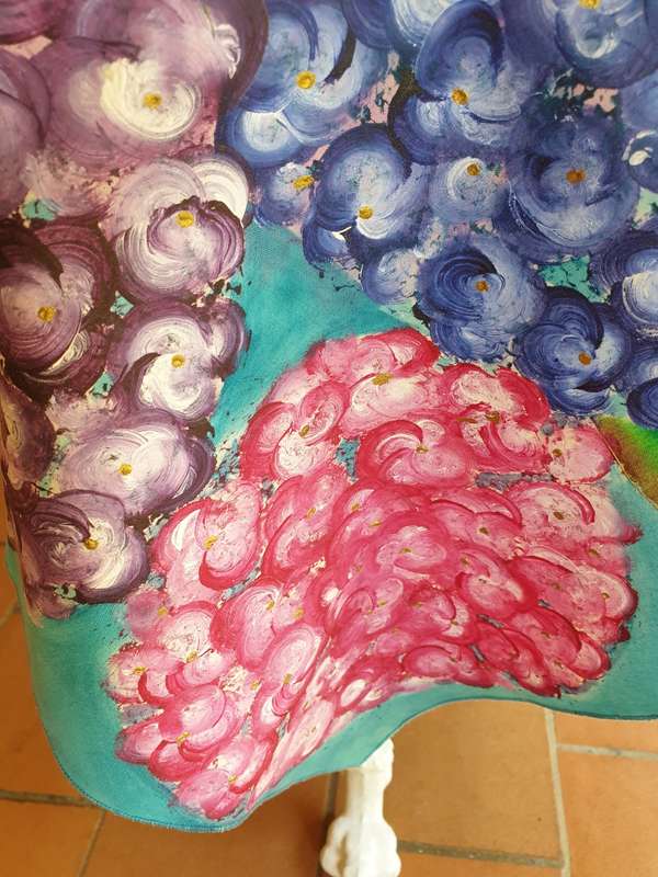 HAND PAINTED TABLE CLOTH