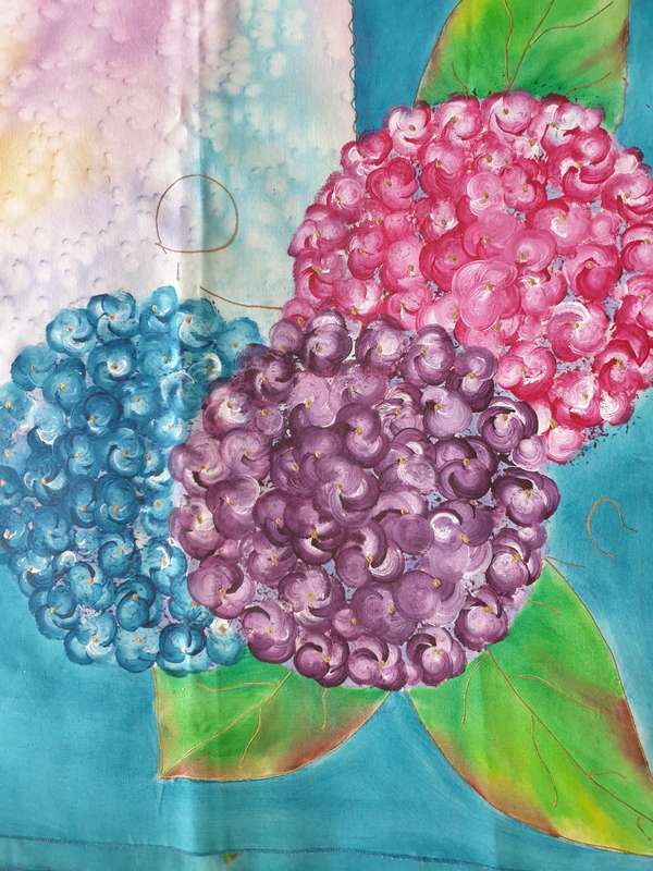 HAND PAINTED TABLE CLOTH