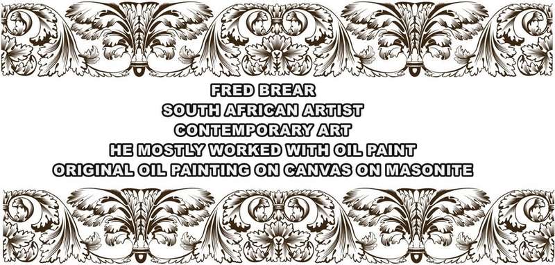 FRED BREAR | SOUTH AFRICAN ARTIST | CONTEMPORARY ART |