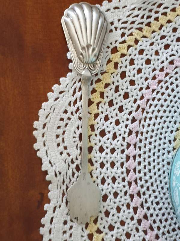 MidWinter Sugar Bowl with EPNS  Sugar Spoon