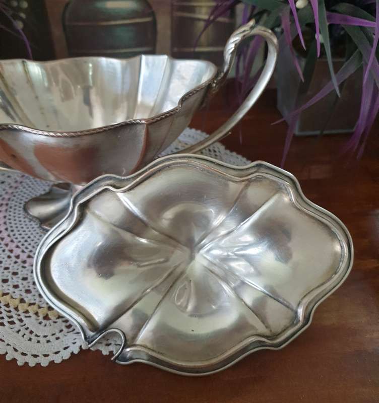 Distressed EPNS Tureen