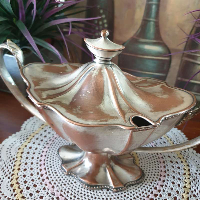 Distressed EPNS Tureen