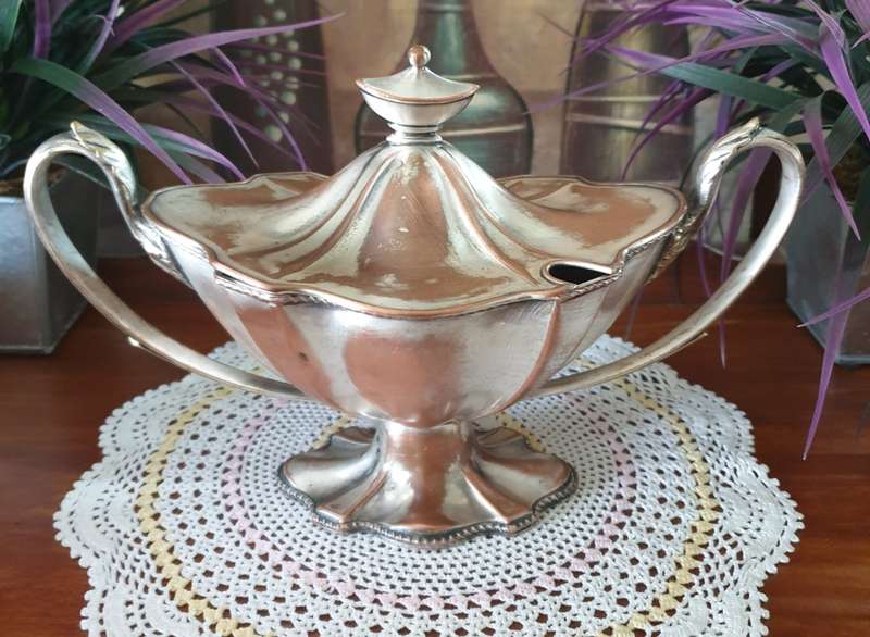 Distressed EPNS Tureen