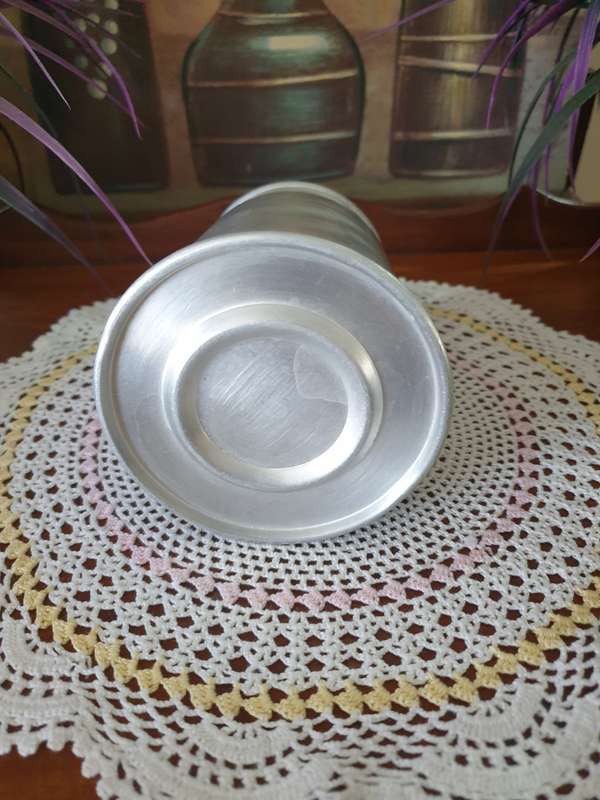 Vintage Aluminum Sugar Shaker Mid Century