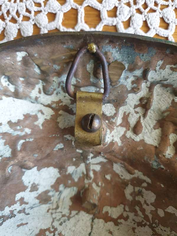 BRONZE FACE MASK | VINTAGE | SIGNED |