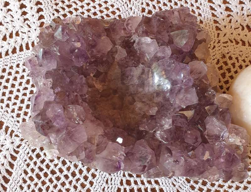 Natural Amethyst with marble stone ball | DECOR |