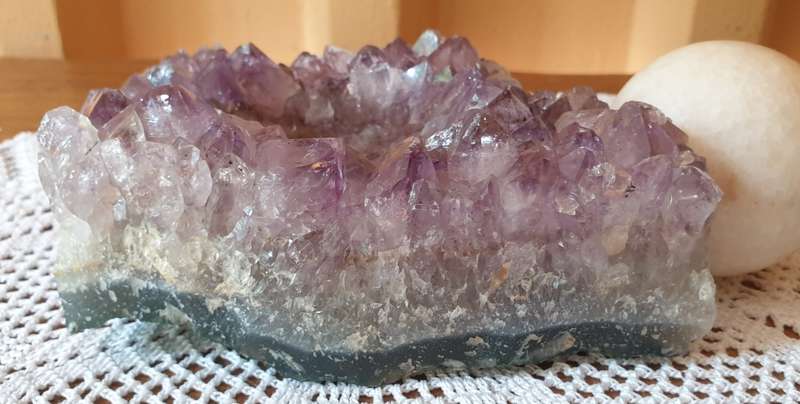 Natural Amethyst with marble stone ball | DECOR |