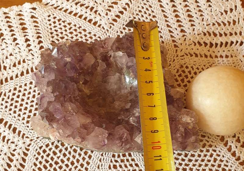 Natural Amethyst with marble stone ball | DECOR |
