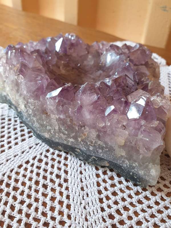 Natural Amethyst with marble stone ball | DECOR |