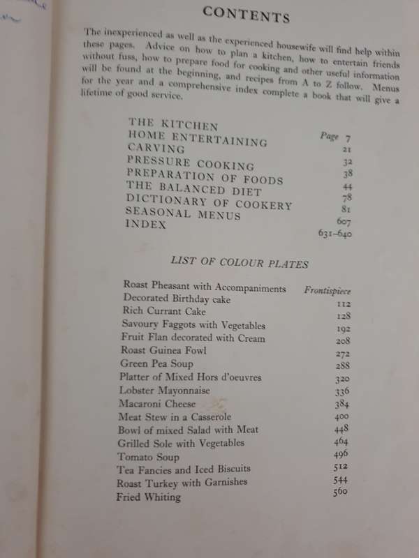 Odhams Encyclopedia Of Cookery, Illustrated by Blanche Anding, Lydia Chatterton, Jessie Lindsay