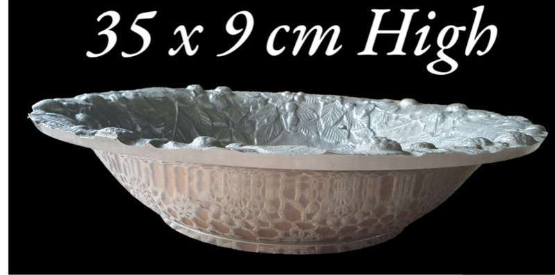 Cast Alluminuim fruit bowl | Heavy and solid |  DECOR