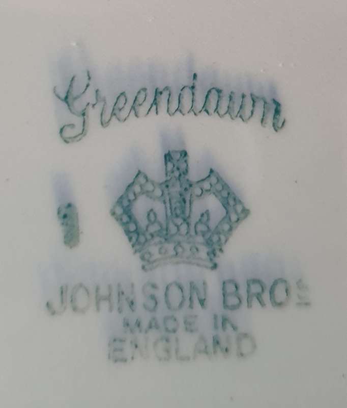 3 Johnson Bros Oval Serving Platters Greendawn  Mint Green Scalloped Edge