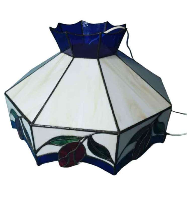 a Gorgeous Stain Glass Ceiling Light Shade