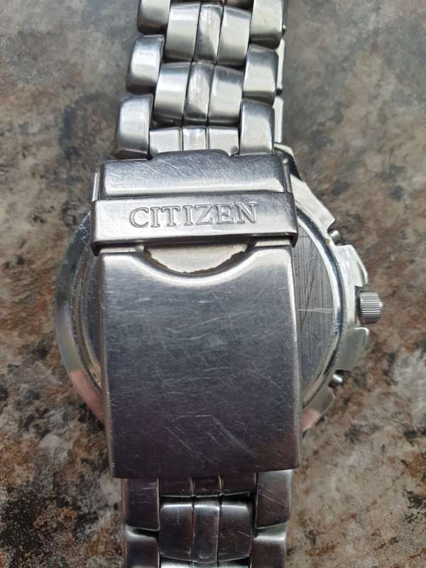 CITIZEN Chronograph WR 100 Watch Stainless