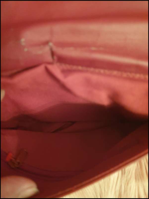RED HANDBAG