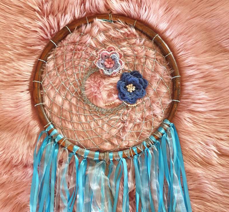 BLUE DREAMCATCHER | DECOR | WALL ART | HAND MADE |