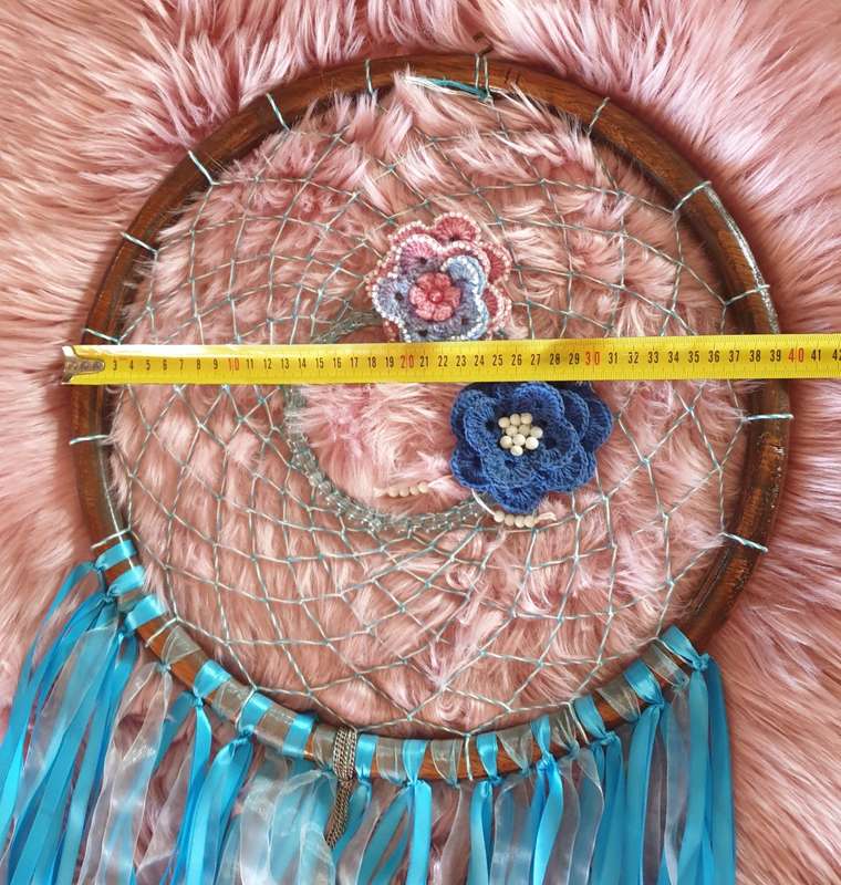 BLUE DREAMCATCHER | DECOR | WALL ART | HAND MADE |