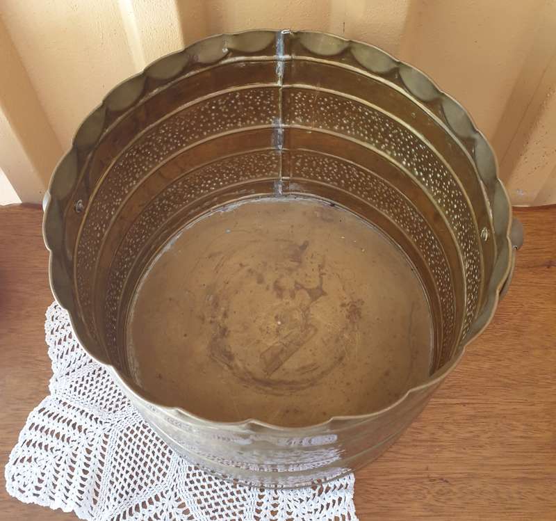 BRASS FLOWER BOWL | DECOR | BRASS CONTAINER |
