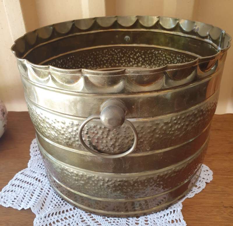BRASS FLOWER BOWL | DECOR | BRASS CONTAINER |