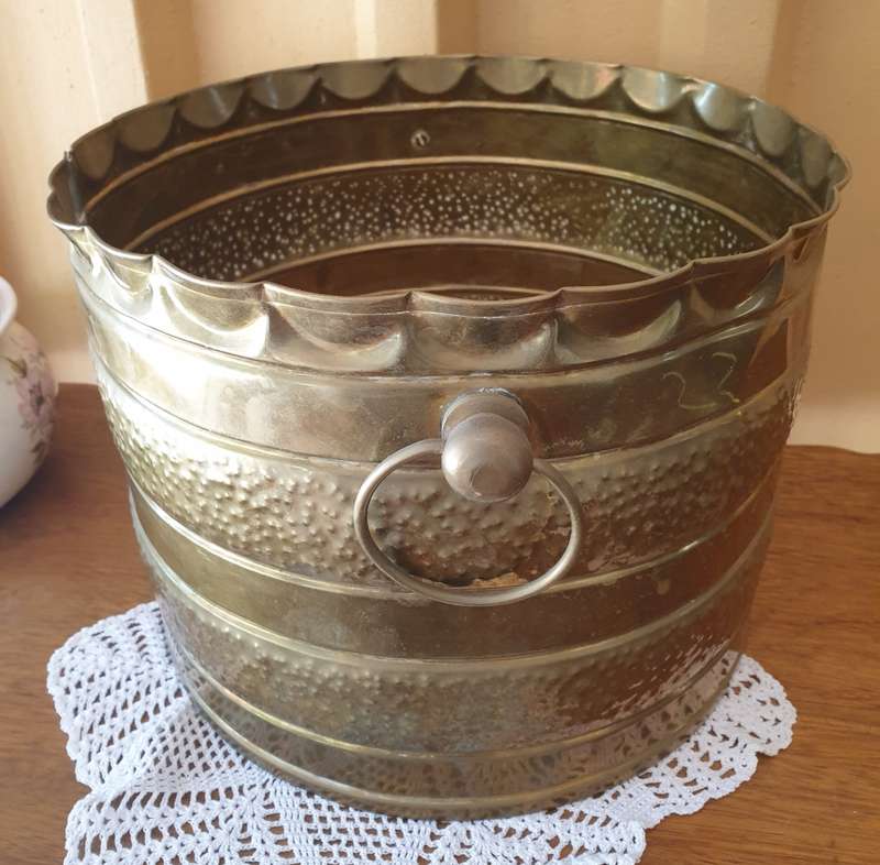 BRASS FLOWER BOWL | DECOR | BRASS CONTAINER |