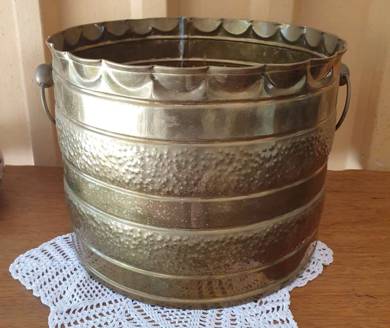 BRASS FLOWER BOWL | DECOR | BRASS CONTAINER |