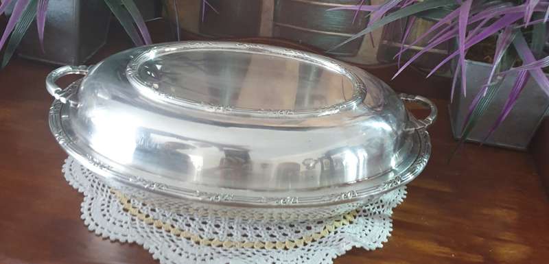 Plated Serving Dish