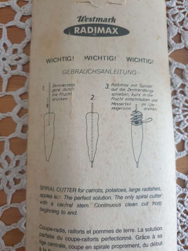 German Potato Cutter