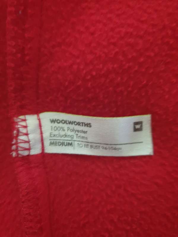 Woolies Ladies Bright Red Pullover