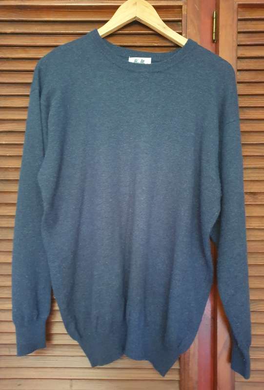 NAVY BLUE Cashmere long sleeve
